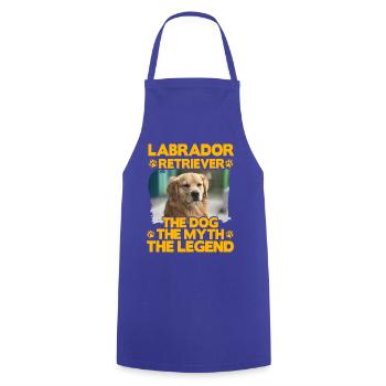 Labrador Retriever Le chien Le mythe La légende - Tablier de cuisine - bleu royal - Devant - AI Model Male 185 dark (185cm)