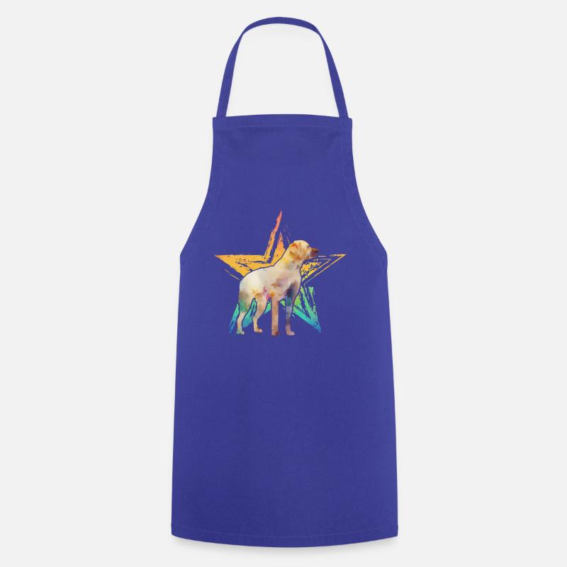 Labrador - Tablier de cuisine - bleu royal