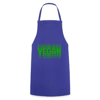 Vegan - Kochschürze - Royalblau - Vorne - AI Model Male 185 dark (185cm)