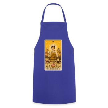 Confiseur | Pâtisserie Tarot pâtisserie - Tablier de cuisine - bleu royal - Devant - AI Model Male 185 dark (185cm)