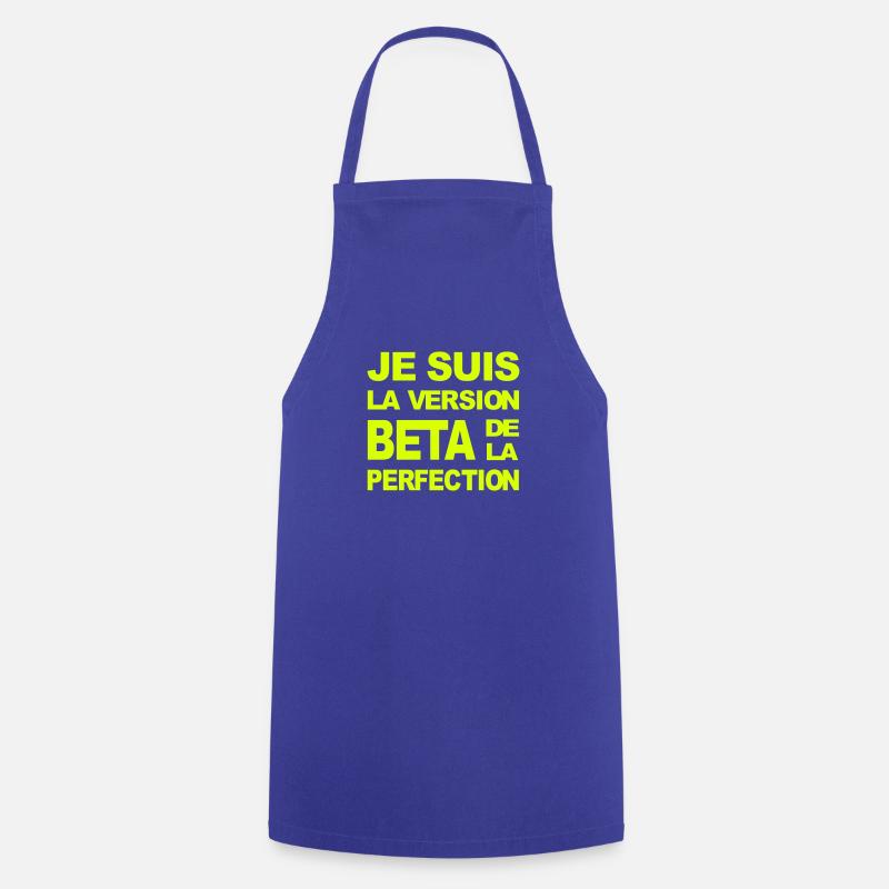 version beta perfection - Tablier de cuisine - bleu royal