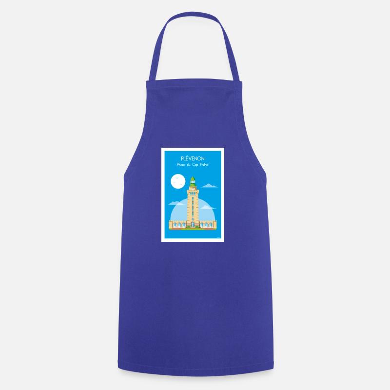 CAPE FREHEL LIGHTHOUSE - Cooking Apron - royal blue