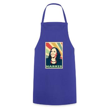 Kamala Harris Colors Vintage - Tablier de cuisine - bleu royal - Devant - AI Model Male 185 dark (185cm)