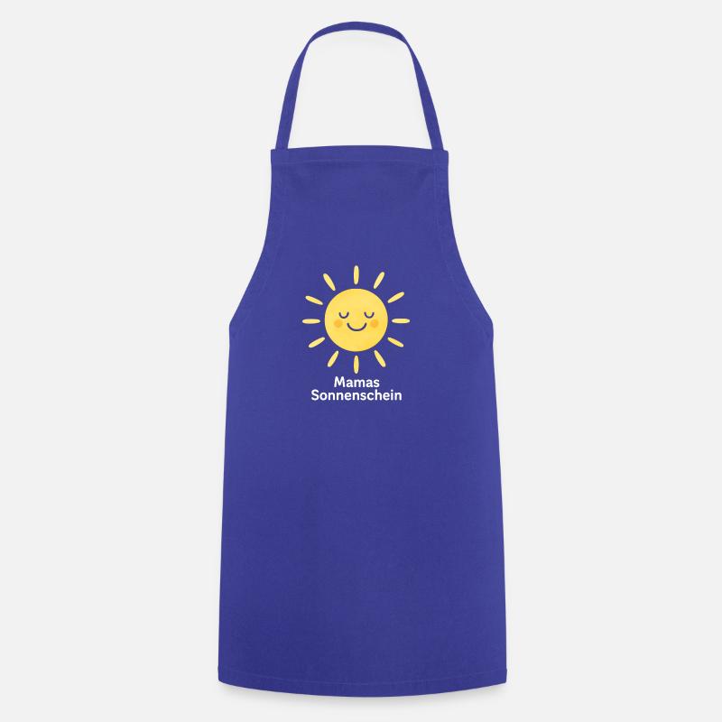 Le soleil de maman - Tablier de cuisine - bleu royal
