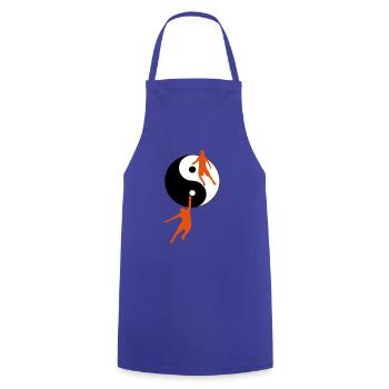 basketball players - Cooking Apron - royal blue - Front - AI Model Male 185 dark (185cm)