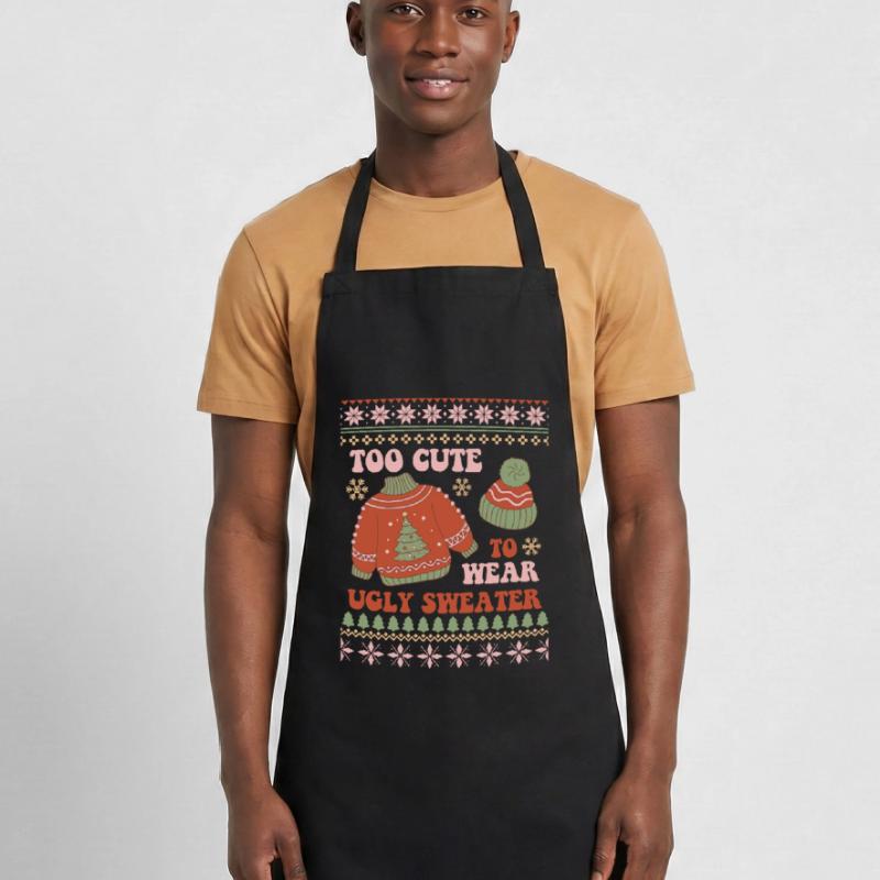 Pull de Noël moche Tablier de cuisine