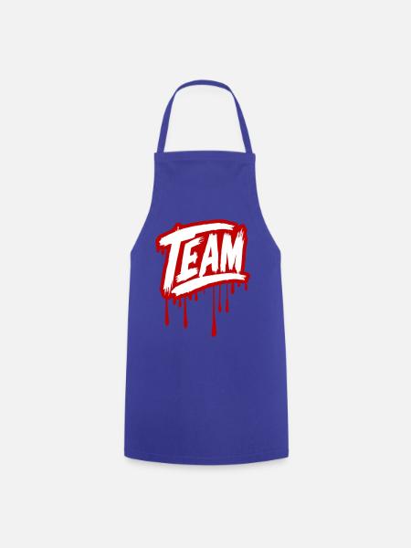 Team Graffiti - Kochschürze - Royalblau