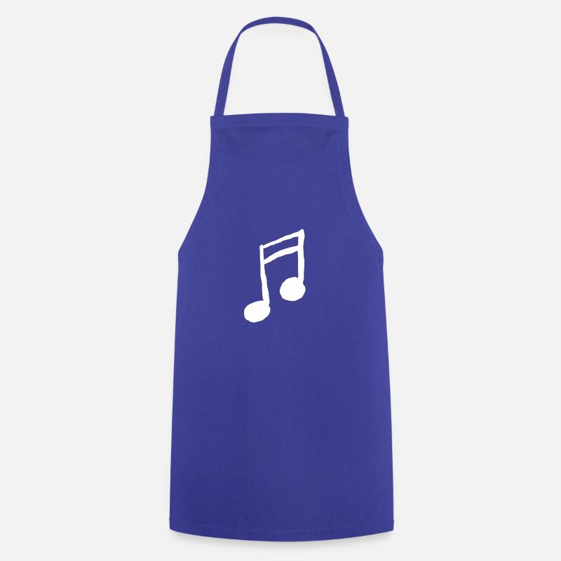 Note (logo large, white) - Cooking Apron - royal blue