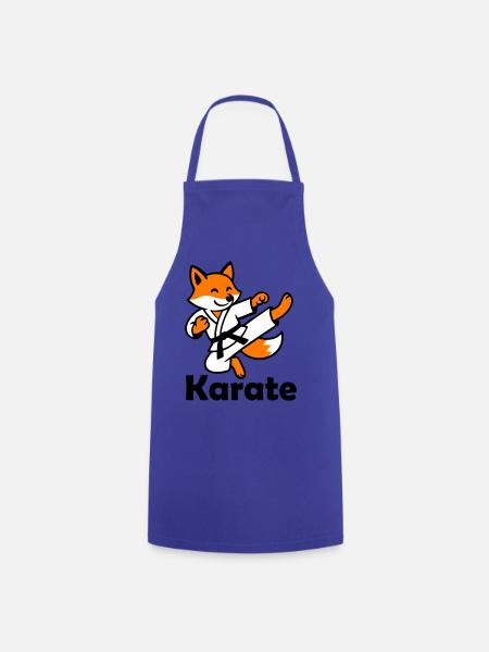 Karate Fuchs - Kochschürze - Royalblau