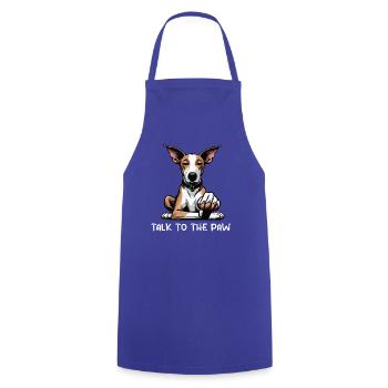 Parlez à la patte Podenco Podencoliebhaber Podencos - Tablier de cuisine - bleu royal - Devant - AI Model Male 185 dark (185cm)