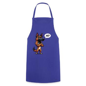 No Malinois Belgian Shepherd Malinois Owner - Cooking Apron - royal blue - Front - AI Model Male 185 dark (185cm)