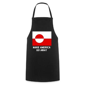 Greenland - Cooking Apron - black - Front - AI Model Male 185 dark (185cm)
