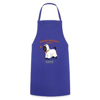 Ghost Pup Bäckerei-Tee - Kochschürze - Royalblau - Vorne - AI Model Male 185 dark (185cm)