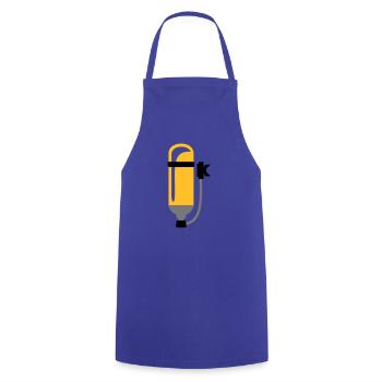 Freiwillige Feuerwehr - Atemschutzgerät Geschenk - Kochschürze - Royalblau - Vorne - AI Model Male 185 dark (185cm)