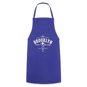 Brooklyn Urban Gravity skateboarding - Tablier de cuisine - bleu royal - Devant - AI Model Male 185 dark (185cm)