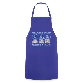 Gnome One Kämpft Allein Darmkrebs - Kochschürze - Royalblau - Vorne - AI Model Male 185 dark (185cm)