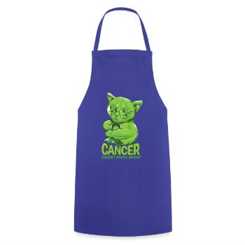 Cancer Non Hodgkin Lymphoma - Kochschürze - Royalblau - Vorne - AI Model Male 185 dark (185cm)