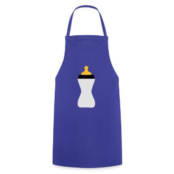 biberon - Tablier de cuisine - bleu royal - Devant - AI Model Male 185 dark (185cm)