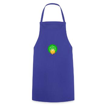 CHUT GPT - Tablier de cuisine - bleu royal - Devant - AI Model Male 185 dark (185cm)