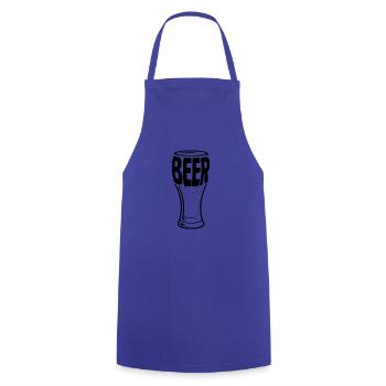 Beer - Funny Beer Logo Tshirt - Cooking Apron - royal blue - Front - AI Model Male 185 dark (185cm)