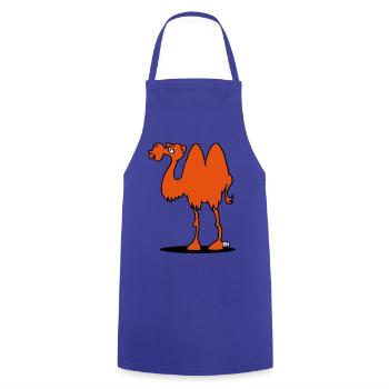 Chameau - Tablier de cuisine - bleu royal - Devant - AI Model Male 185 dark (185cm)