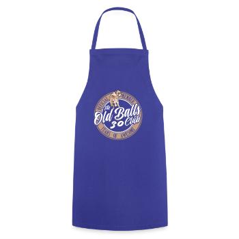 30 Years The Old Balls Club 30th Birthday Member - Cooking Apron - royal blue - Front - AI Model Male 185 dark (185cm)