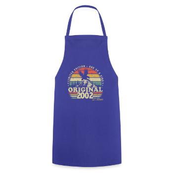 2002 Jahrgang Geburtstag Retro Vintage Geschenk - Kochschürze - Royalblau - Vorne - AI Model Male 185 dark (185cm)