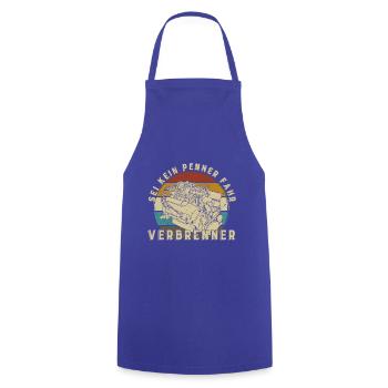 Sei kein Penner fahr Verbrenner Auto - Kochschürze - Royalblau - Vorne - AI Model Male 185 dark (185cm)
