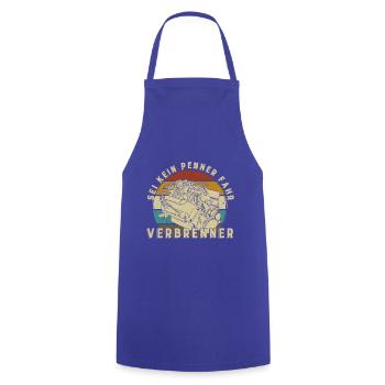 Sei kein Penner fahr Verbrenner Auto - Kochschürze - Royalblau - Vorne - AI Model Male 185 dark (185cm)