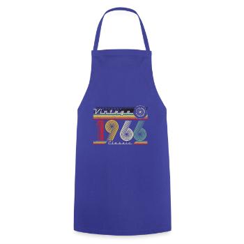 Geboren 1966 1966 Geburtstag geschenk Jahrgang - Kochschürze - Royalblau - Vorne - AI Model Male 185 dark (185cm)