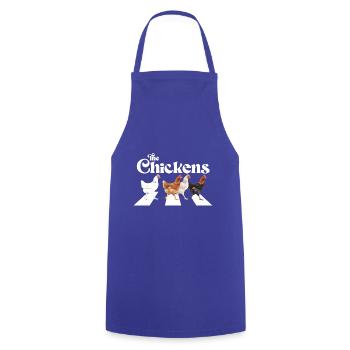 The Chickens Chickens Chicken Funny Music - Cooking Apron - royal blue - Front - AI Model Male 185 dark (185cm)