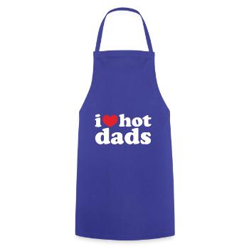 i love hot dads - Kochschürze - Royalblau - Vorne - AI Model Male 185 dark (185cm)