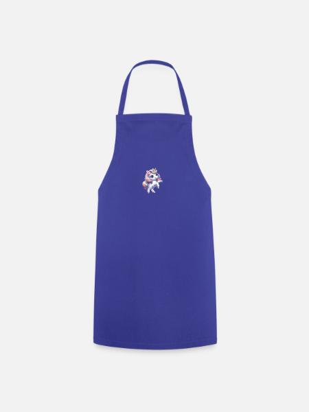 Petite licorne - Tablier de cuisine - bleu royal