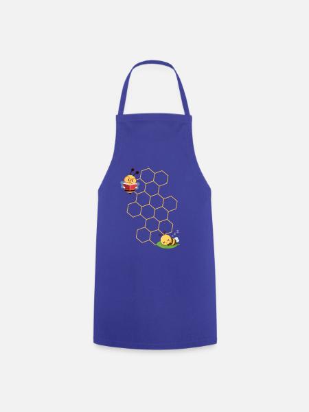 Bee - Kochschürze - Royalblau