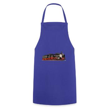 Dampflok 38 2977 - Kochschürze - Royalblau - Vorne - AI Model Male 185 dark (185cm)