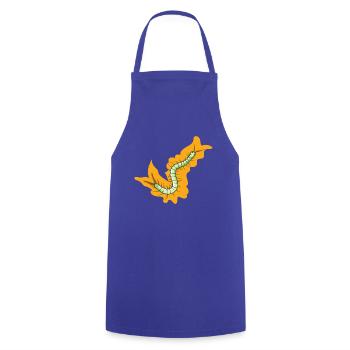 Poisonous scolopender centipede as crawling animal - Cooking Apron - royal blue - Front - AI Model Male 185 dark (185cm)