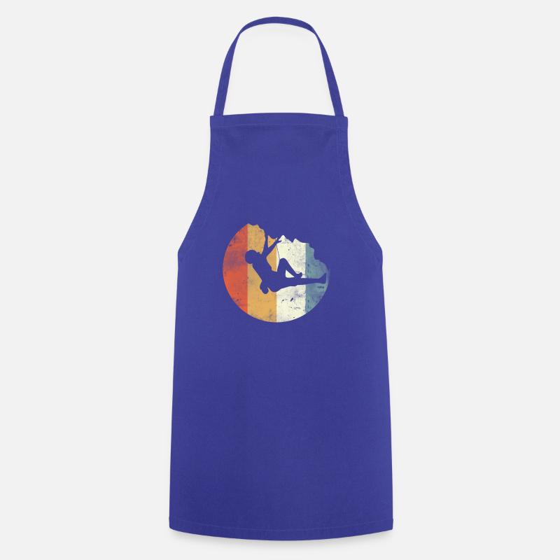 Geschenk Kletterer Boulderer klettern bouldern - Kochschürze - Royalblau
