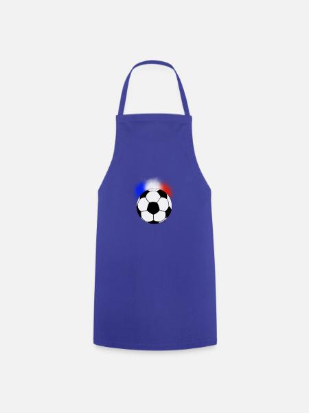 Frankreich Fußball - Kochschürze - Royalblau