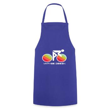 Cycling road bike design - Cooking Apron - royal blue - Front - AI Model Male 185 dark (185cm)