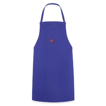 Hot Air Balloon Embroidered - Cooking Apron - royal blue - Front - AI Model Male 185 dark (185cm)