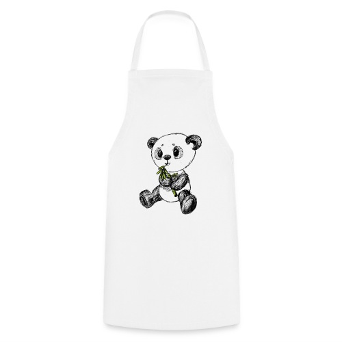 Panda Karhu värillinen scribblesirii - Esiliina