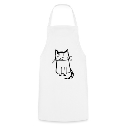 cat drawings on t shirt - Kochschürze