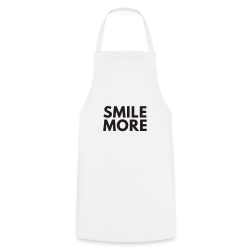 Smile more Geschenk - Kochschürze