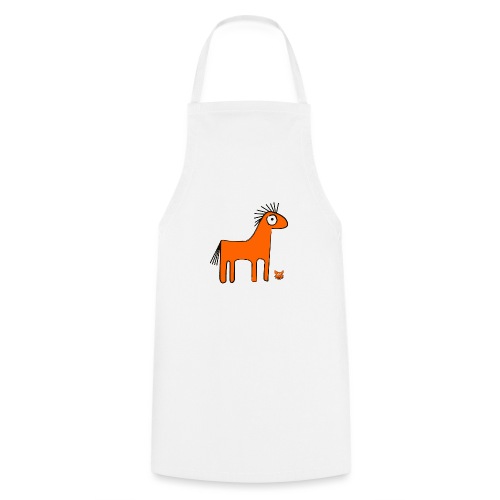 orange horse - Grembiule da cucina
