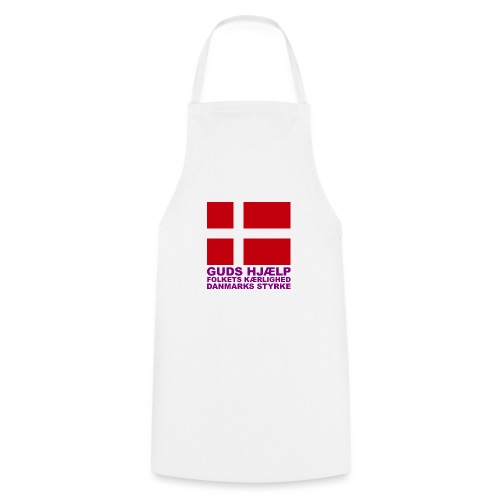 Guds hjælp Folkets kærlighed Danmarks styrke - Cooking Apron