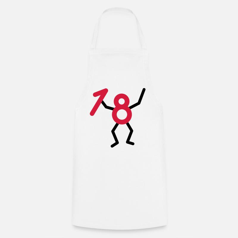 Endlich18! - Tablier de cuisine - blanc