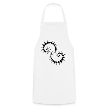 fossil - Cooking Apron - white - Front - AI Model Male 185 dark (185cm)
