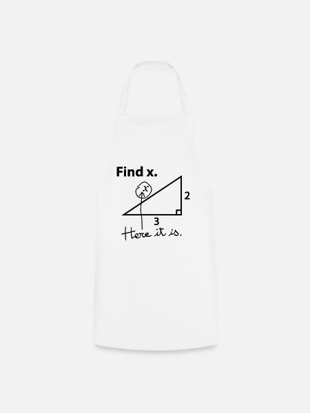 Find X. - Cooking Apron - white