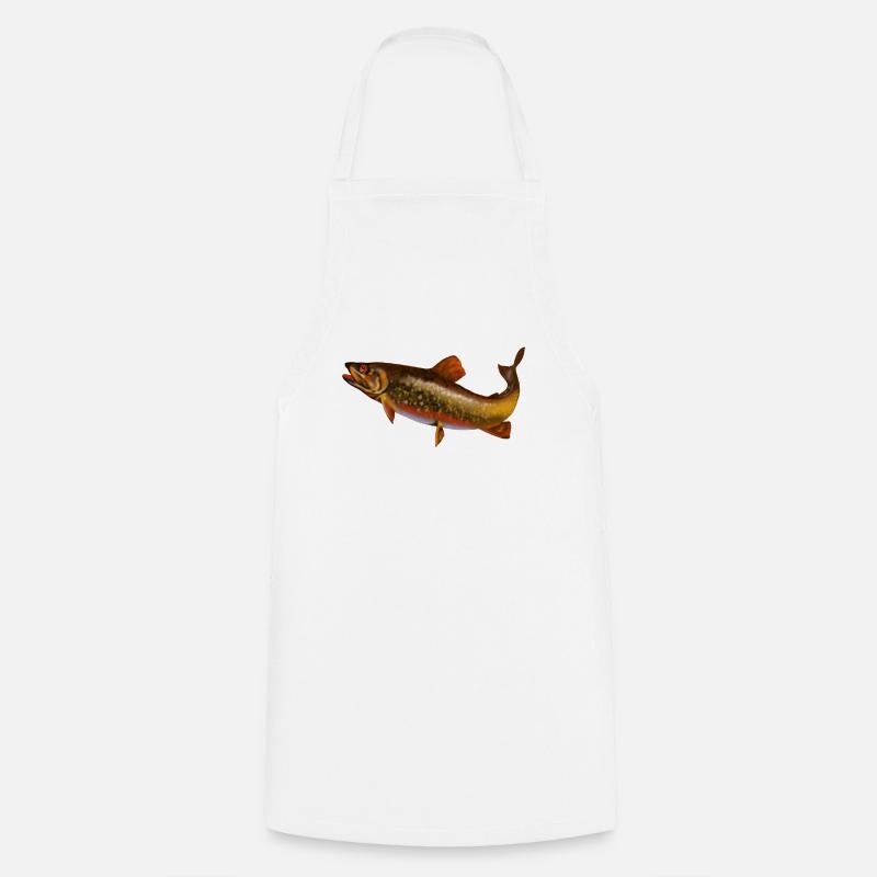 Fisch - Kochschürze - Weiß