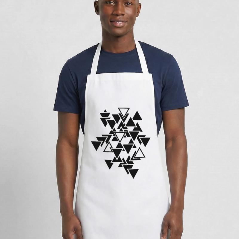 Triangles graphic pattern Cooking Apron
